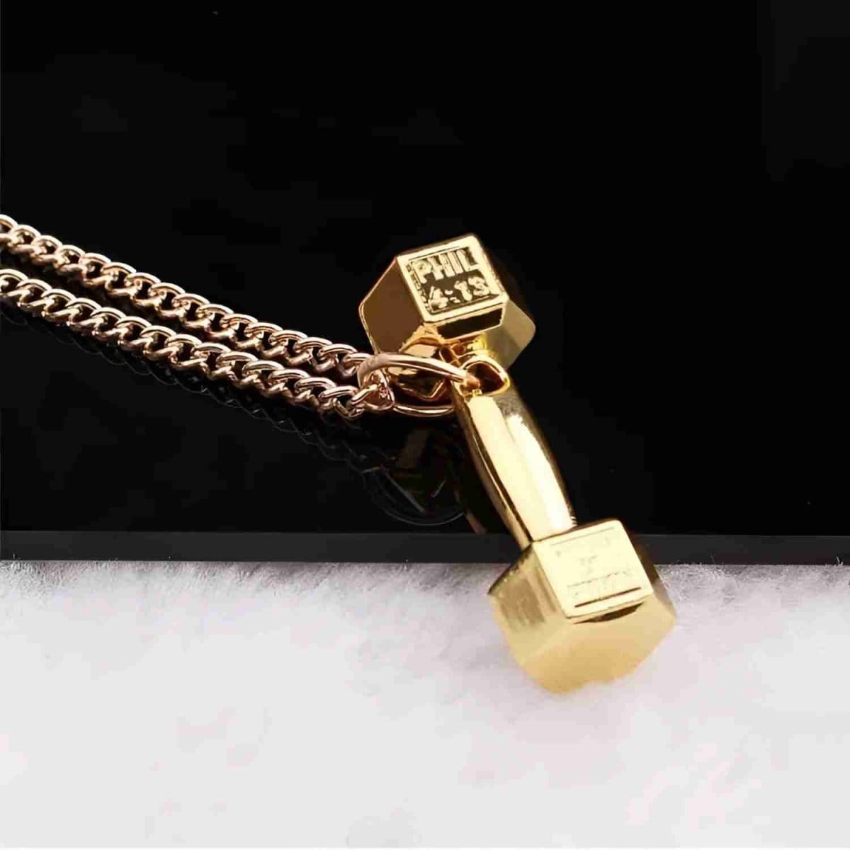 Titanium Barbell Necklace for Active Women – Wear Your Strength - Fit Plus Now
