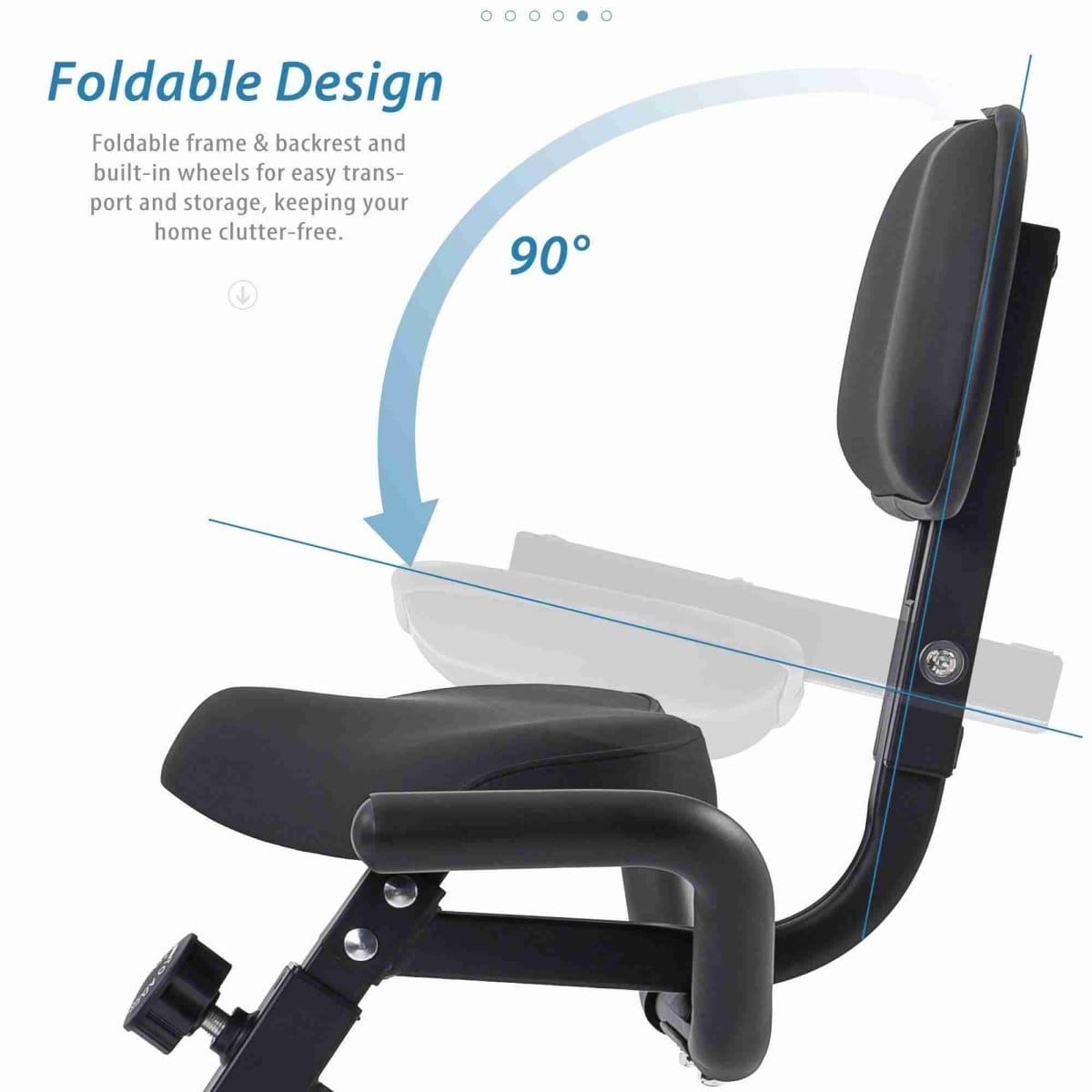 3-in-1 Foldable Exercise Bike – Cardio for Busy Women - Fit Plus Now