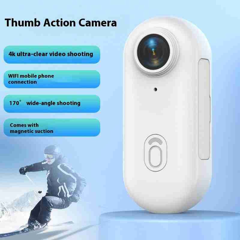 4K Mini Action Camera for Helmet Bike & Body – Outdoor Sports Cam