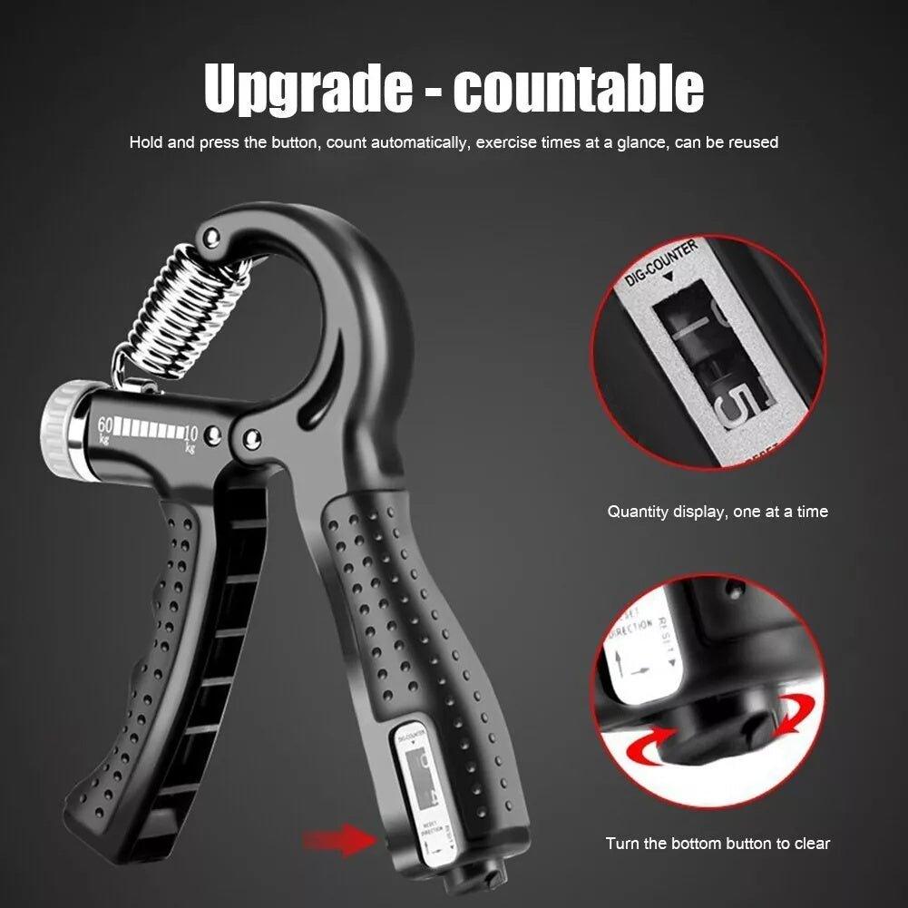 Hand Grip Strength Trainer – Adjustable Resistance for Training & Rehab. - Fit Plus Now