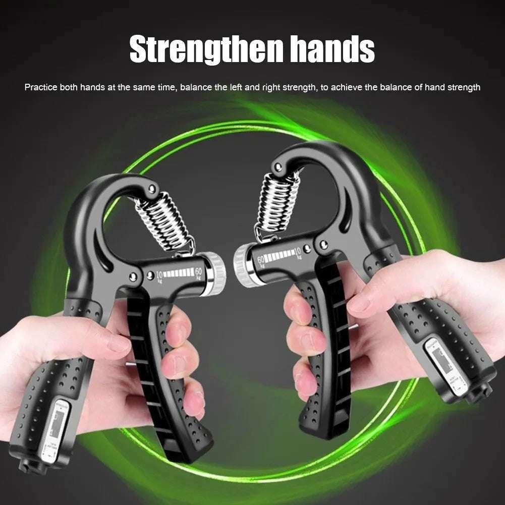 Hand Grip Strength Trainer – Adjustable Resistance for Training & Rehab. - Fit Plus Now