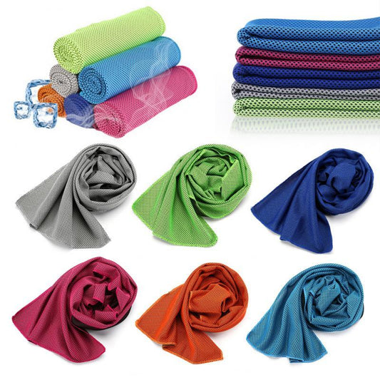 Instant Cooling Sports Towel – Sweat-Absorbing, Quick-Dry Workout & Gym Chill Towel for Athletes. - Fit Plus Now