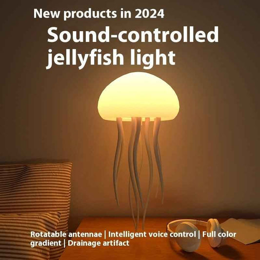 LED Jellyfish Lamp – Hypnotic Mood Light for Stress Relief & Better Sleep.