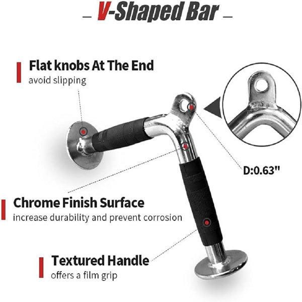Multi-functional Fitness Handlebars, 4-piece Set Of Adjustable Pull-down Squat Racks For Home Use - Fit Plus Now