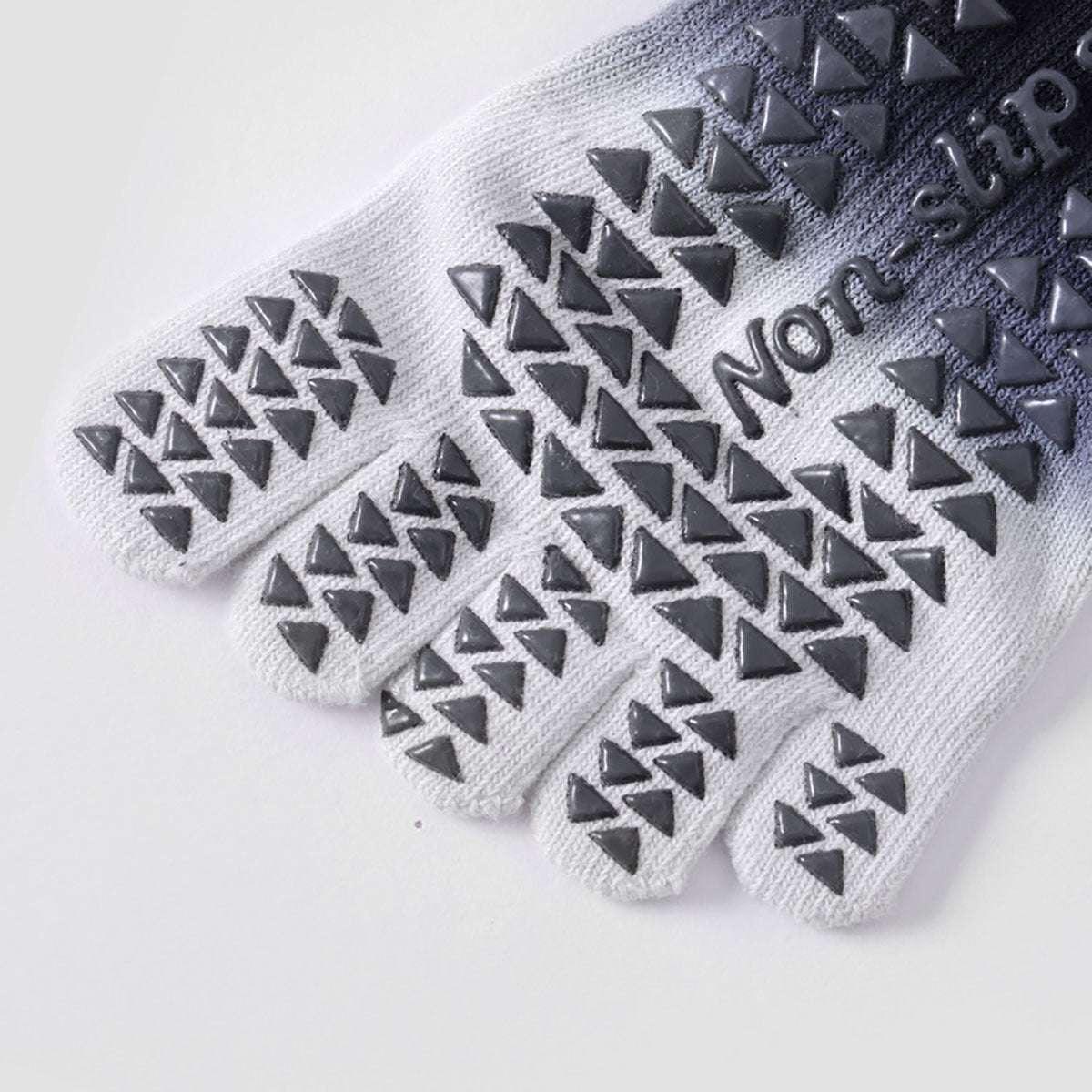 Non-Slip Yoga Socks with Grips – Full Toe Sticky Grip Socks for Yoga, Pilates, Barre & Dance. - Fit Plus Now