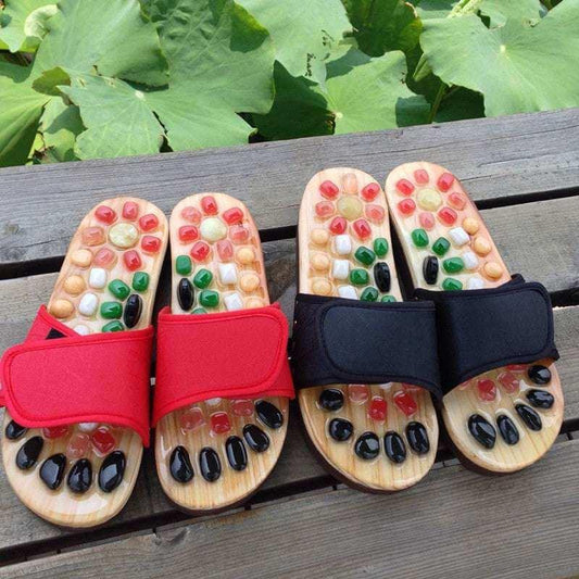Pebble Reflexology Slippers | Foot Pain Relief. - Fit Plus Now