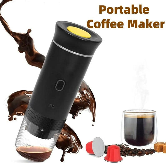 Portable Electric Coffee Grinder & Espresso Maker. - Fit Plus Now
