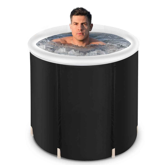 Pro Ice Bath Recovery Tub | Insulated Foldable Cold Therapy Soaking Tub for Elite Athletes.