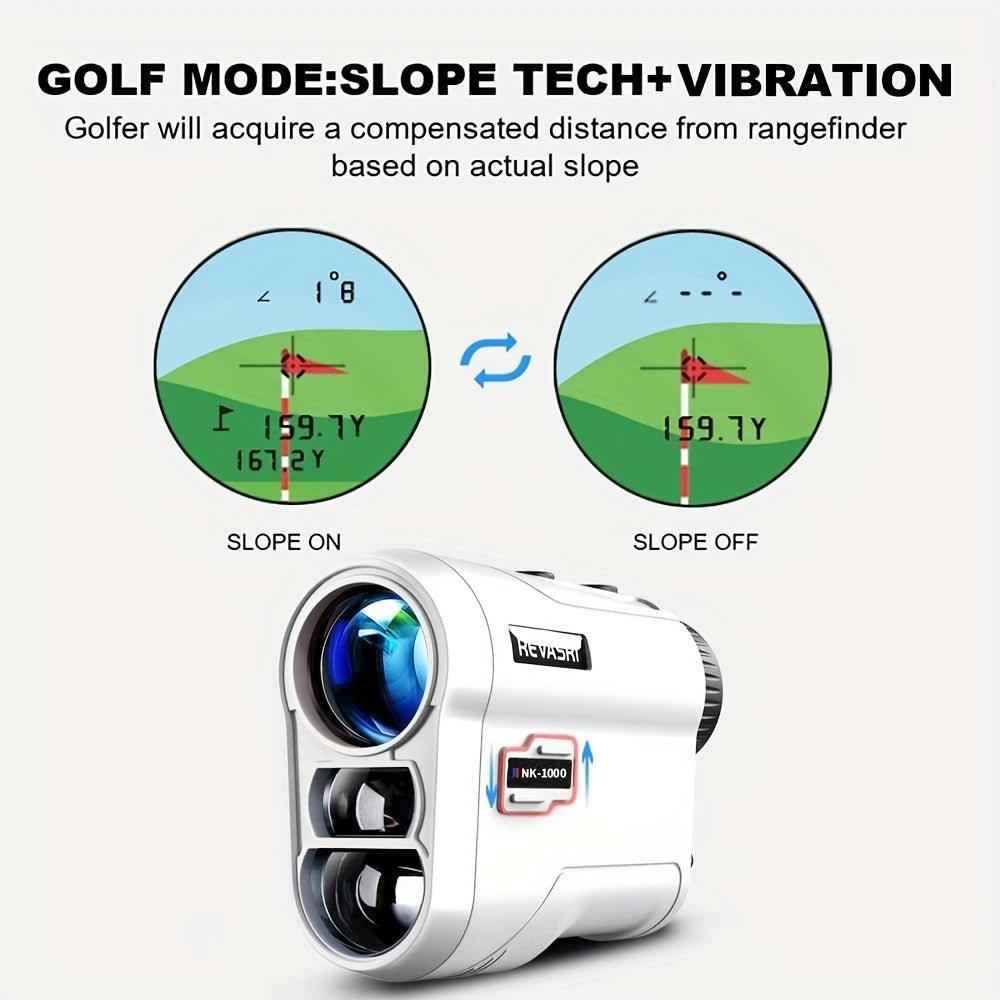 REVASRI 1000YDS Golf Rangefinder – Slope, Pin Lock, Laser Distance Finder