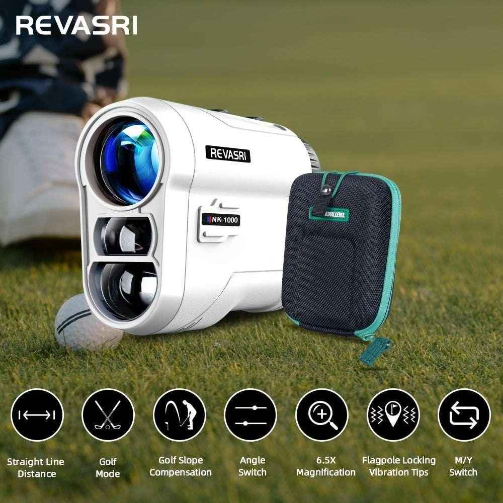 REVASRI 1000YDS Golf Rangefinder – Slope, Pin Lock, Laser Distance Finder