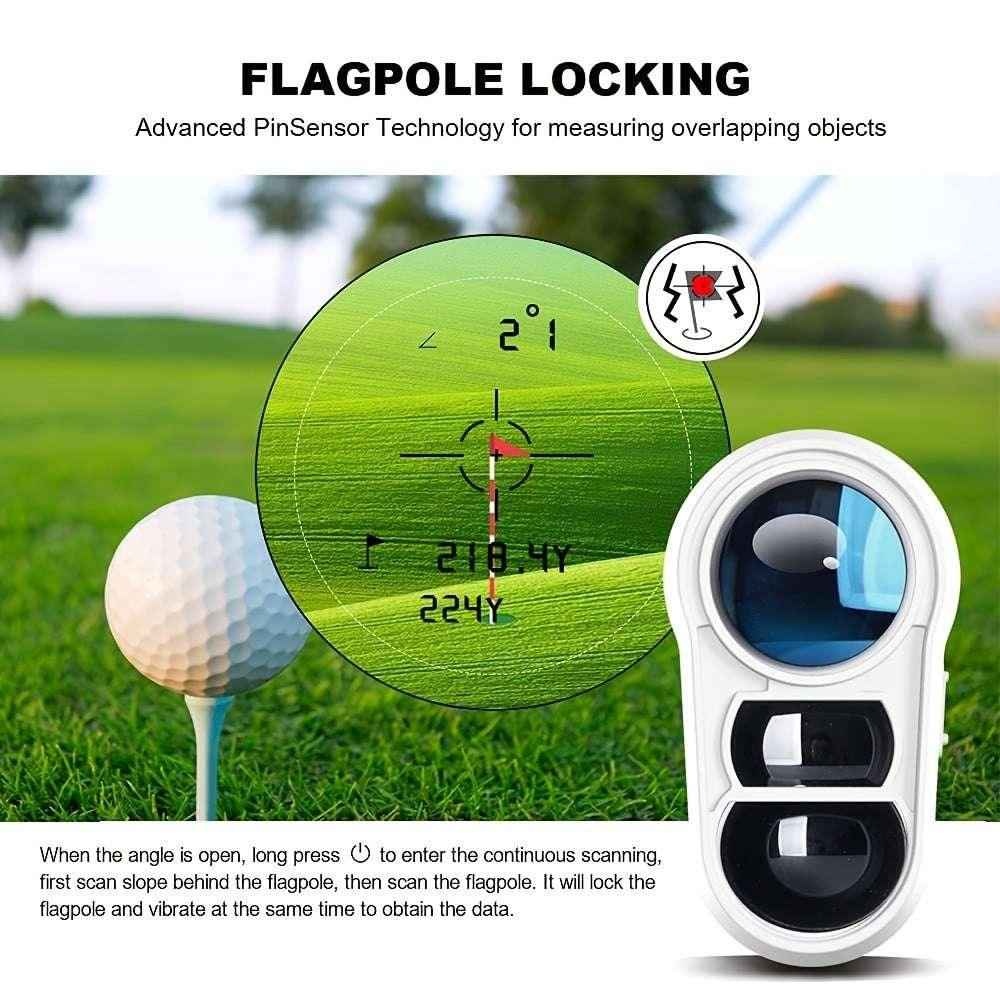 REVASRI 1000YDS Golf Rangefinder – Slope, Pin Lock, Laser Distance Finder
