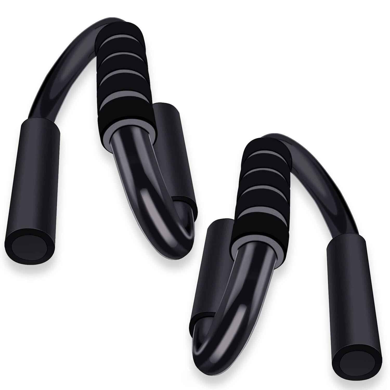 S-Shaped Non-Slip Push-Up Bars for Strength Training & Home Workouts.