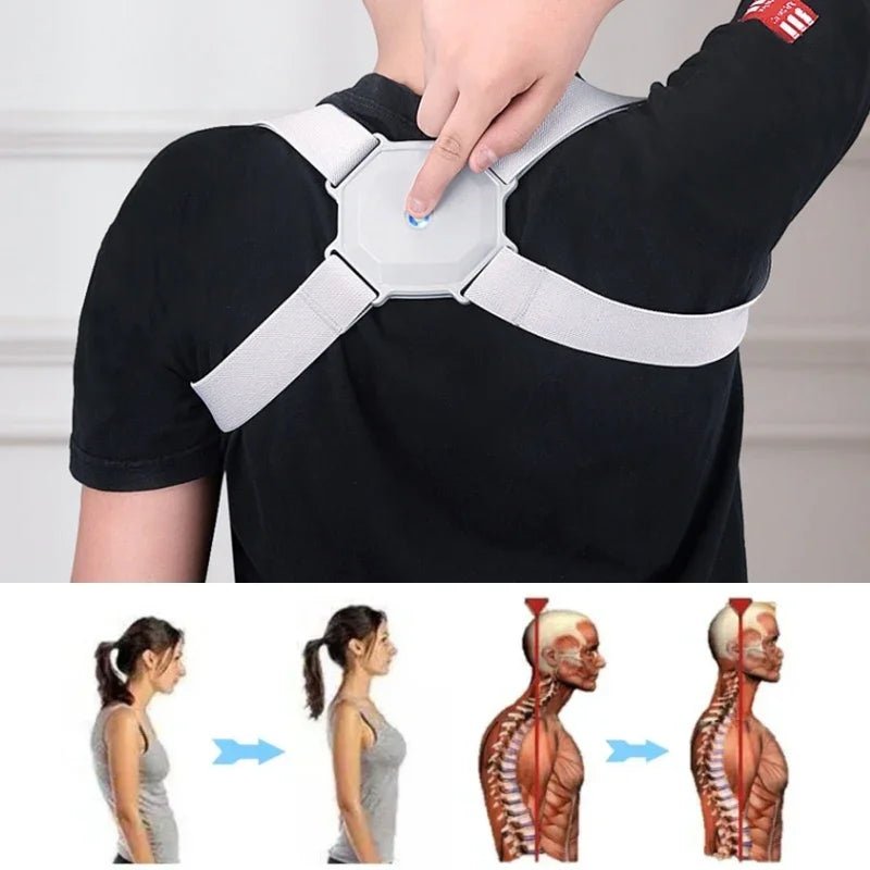 Smart Posture Corrector – Adjustable for Kids & Adults.