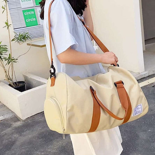 Waterproof Duffle Travel Bag with Shoe Compartment. - Fit Plus Now