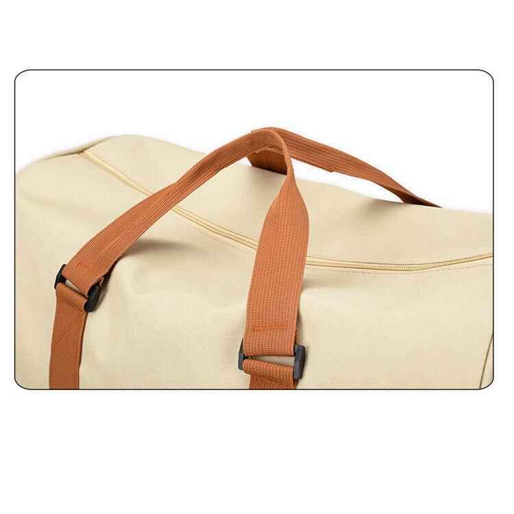 Waterproof Duffle Travel Bag with Shoe Compartment.