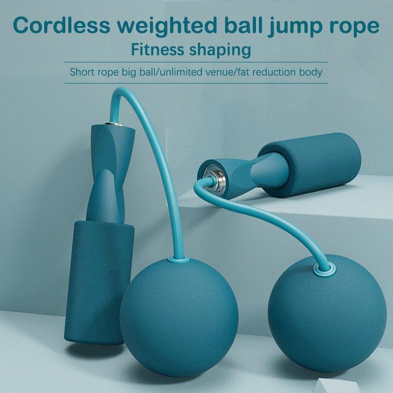 Weighted Cordless Jump Rope – Adjustable & Tangle-Free for Full-Body Workout. - Fit Plus Now