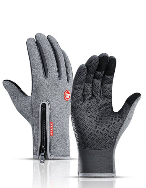Winter Touchscreen Riding Gloves – Waterproof & Fleece - Lined. - Fit Plus Now