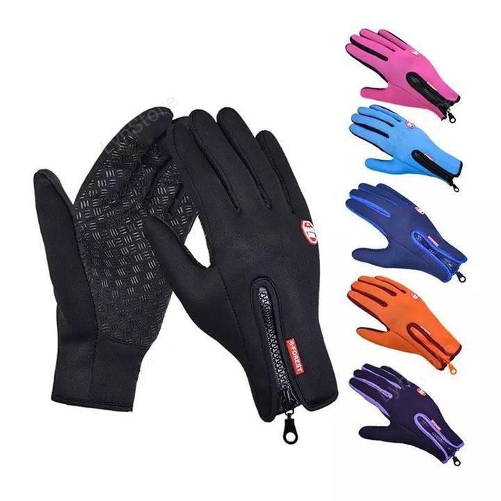 Winter Touchscreen Riding Gloves – Waterproof & Fleece - Lined. - Fit Plus Now