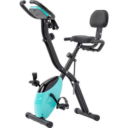X-Fit 3-in-1 Foldable Exercise Bike – Upright, Recumbent & Full-Body Workout! - Fit Plus Now